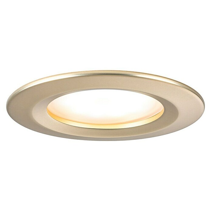 Paulmann Nova Set de focos LED empotrables redondos Coin 3-Stepdim (3 W, Oro, 3 ud., Blanco cálido) | BAUHAUS