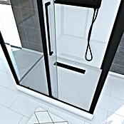 Aurlane Komplettdusche Phantom 3 (90 x 115 x 217 cm, Weiß/Schwarz) | BAUHAUS