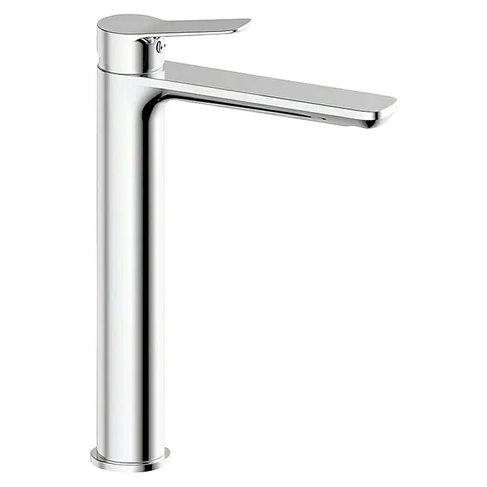 IO Rhio Grifo de lavabo alto - Cromo - Moderno grifo de lavabo alto cromado, elegante y funcional para cualquier baño. Diseño elegante con control preciso del agua.