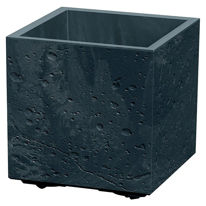 Lienbacher Pflanztopf Sierra Square (Betonoptik, B x H: 28 x 28 cm, Kunststoff, Anthrazit) | BAUHAUS