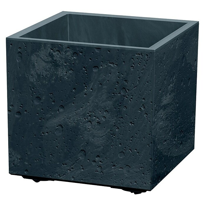 Lienbacher Pflanztopf Sierra Square (Betonoptik, B x H: 38 x 38 cm, Kunststoff, Anthrazit) | BAUHAUS