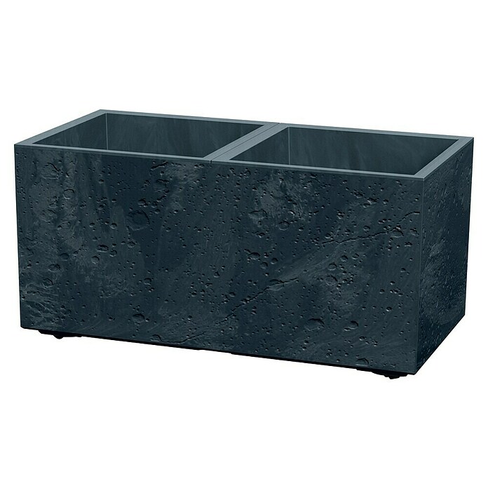 Lienbacher Pflanztopf Sierra Case (B x H: 77 x 38 cm, Kunststoff, Anthrazit) | BAUHAUS
