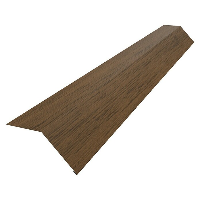 Metdach Kappleiste WP (Nussbaum, Länge: 200 cm, Stahl) | BAUHAUS