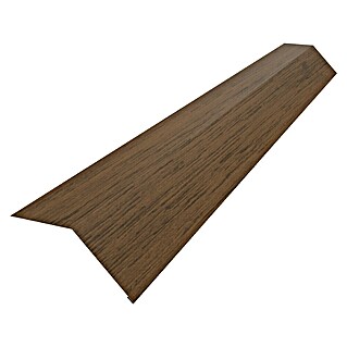 Metdach Kappleiste WP (Nussbaum, Länge: 200 cm, Stahl)