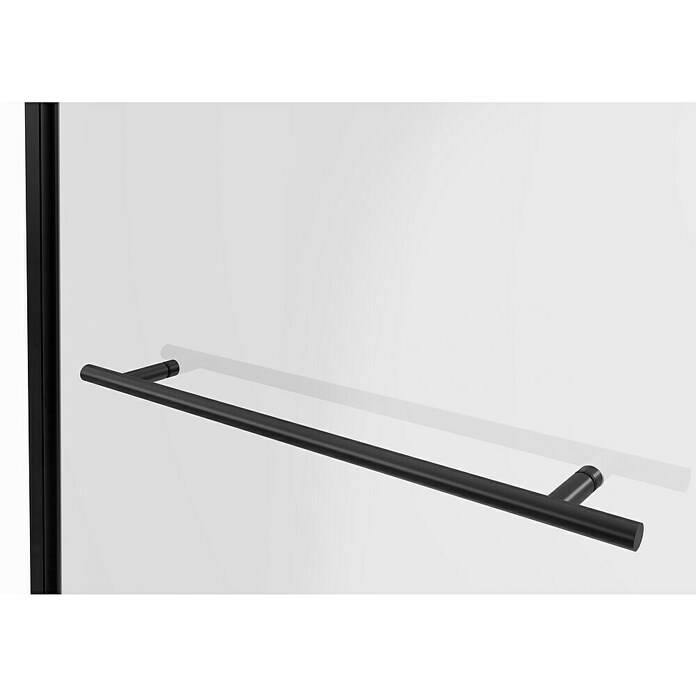 Aurlane Badewannenaufsatz Black Spirit (B x H: 75 x 140 cm, 1 Stk., Schwarz) | BAUHAUS