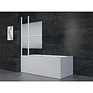 Aurlane Badewannenaufsatz White Elegance (B x H: 120 x 140 cm, 2 Stk., Weiß)