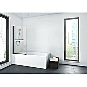 Aurlane Badewannenaufsatz Black Spirit (B x H: 75 x 140 cm, 1 Stk., Schwarz) | BAUHAUS