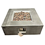 Nora Flames Brasero de gas Loa (16 kW, L x An x Al: 86 x 86 x 35 cm, Acero, Gris) | BAUHAUS