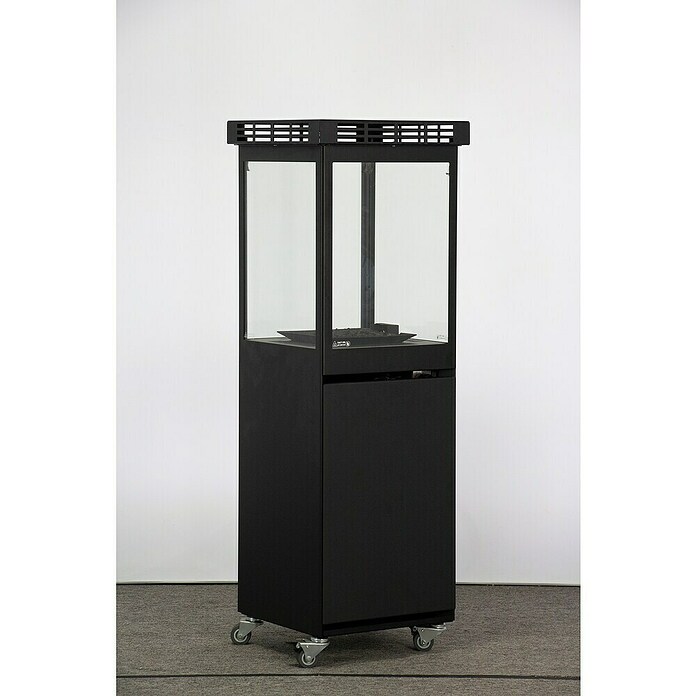 Nora Flames Estufa de exterior de gas Mavros (8 kW, Altura: 128,5 cm, Negro) | BAUHAUS