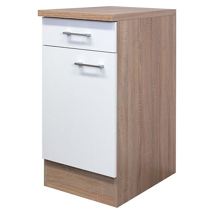Flex-Well Samoa Unterschrank Samoa (B x T x H: 40 x 60 x 85 cm, Weiß) | BAUHAUS