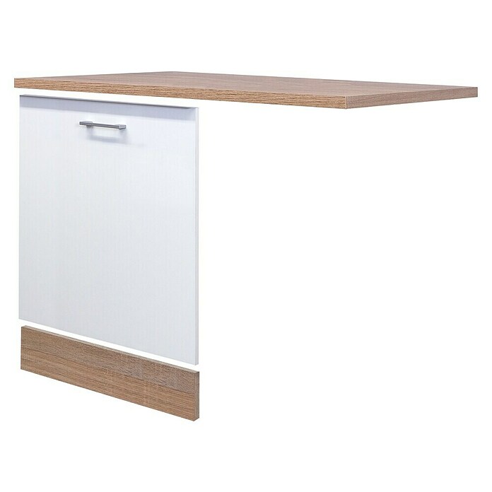 Flex-Well Samoa Geschirrspülerfront Samoa (B x T x H: 110 x 60 x 85 cm, Weiß) | BAUHAUS