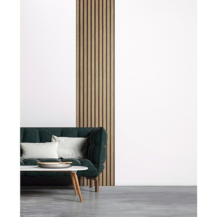A.S. Création 3D-Designpanel pop.up (B x H: 52 cm x 2,5 m, Braun/Schwarz, Holzoptik) | BAUHAUS