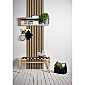 A.S. Création 3D-Designpanel pop.up (B x H: 52 cm x 2,5 m, Braun/Schwarz, Holzoptik) | BAUHAUS