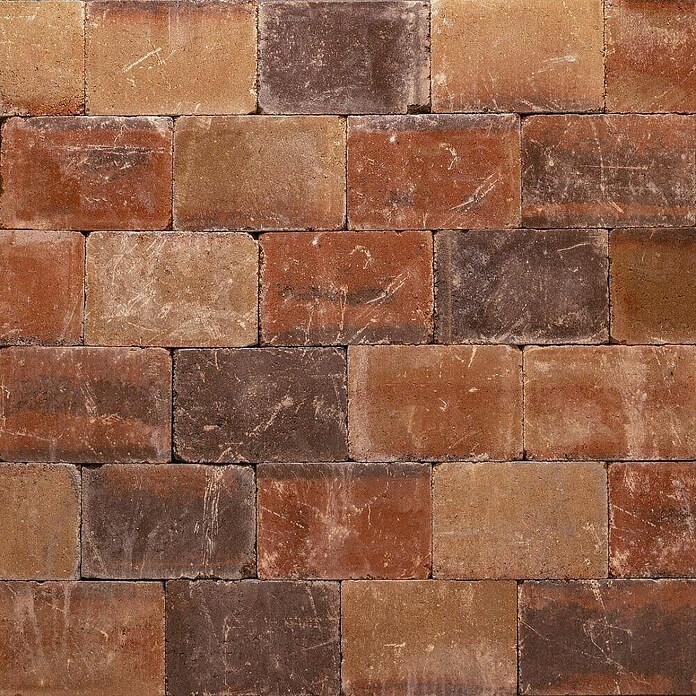 Straatsteen Tumbelton Copper Blend (Beton, 20 x 5 x 7,3 cm, Rood) | BAUHAUS
