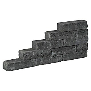 Stapelsteen Authentiek Antraciet (Beton, l x b x d: 40 x 15 x 10 cm, Zwart)
