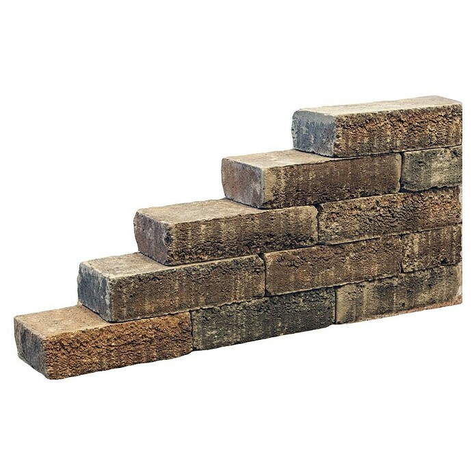 Stapelsteen Authentic Bruin (Beton, l x b x d: 40 x 15 x 10 cm, Bruin/Zwart) | BAUHAUS