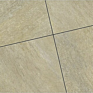 Keramische tegel Wave Yellow (Keramiek, l x b x d: 60 x 60 x 2 cm, Geel)