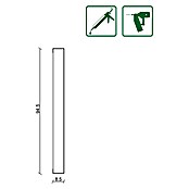 Stenski panel Shaker  (Do x Š x De: 1.180 x 94,5 x 8,5 mm, MDF) | 5048 - Akustikpaneele | GCDB - Paneele | GCD - Wand Boden Decke Leisten | GC - Wand Boden Decke Leisten | G - Holz/Bauelem | BAUHAUS