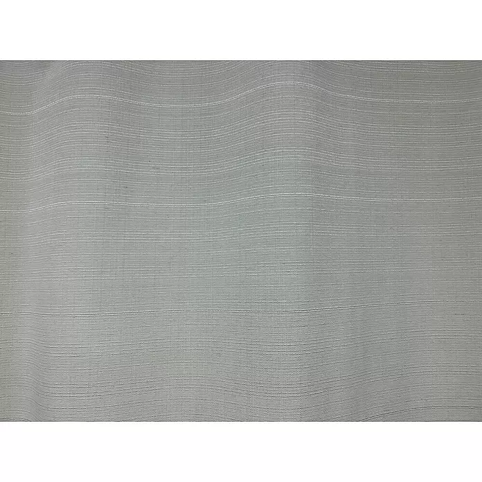 Elbersdrucke Thermovorhang Embrace - B x H: 140 x 255 cm, 100 % Polyester, Beige - Hellgrauer strukturierter Stoff mit subtilen horizontalen Linien und sanften Wellen.