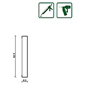 Stenski panel Shaker  (Do x Š x De: 1.180 x 62,5 x 8,5 mm, MDF) | 5048 - Akustikpaneele | GCDB - Paneele | GCD - Wand Boden Decke Leisten | GC - Wand Boden Decke Leisten | G - Holz/Bauelem | BAUHAUS