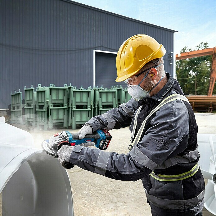 Bosch Professional AMPShare 18V Amoladora angular de batería GWS 18V-11 S (18 V, Sin batería, Diámetro disco: 125 mm) | BAUHAUS