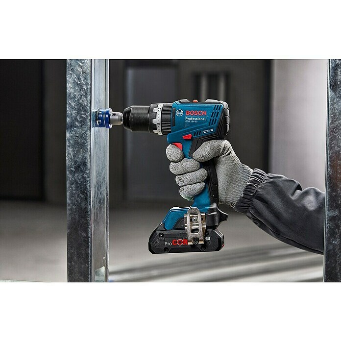 Bosch Professional AMPShare 18V Accu-klopboor/schroefmachine GSB 18V-65 (18 V, 2 accu's, 2 Ah - 4 Ah, 65 Nm) | BAUHAUS