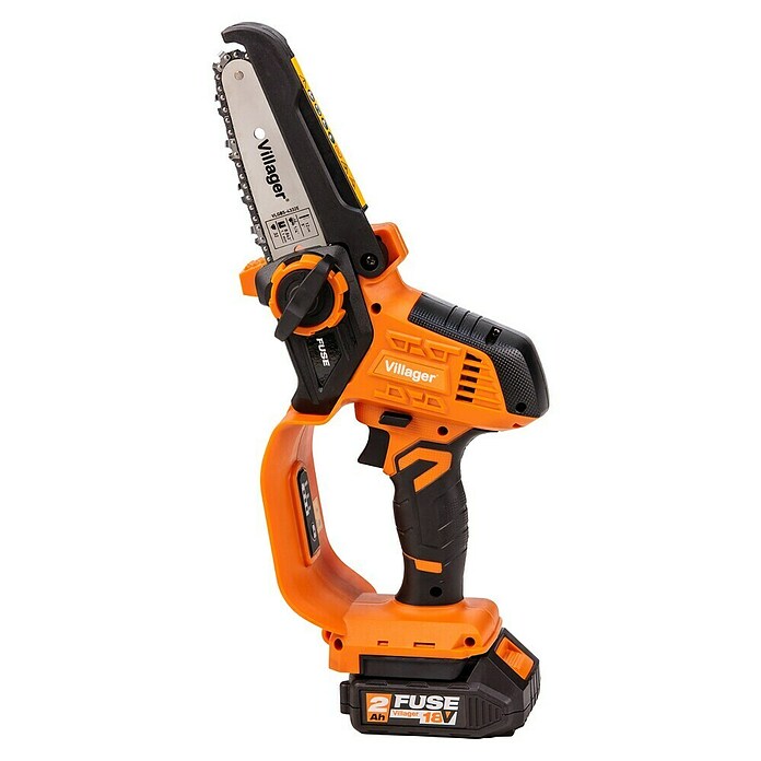 Villager Akumulatorska žaga za veje VBT 0520 1-BSC FUSE  (18 V, 2 Ah, 1 baterija, Dolžina meča: 15,5 cm) | 7371 - Akku-Kettensägen | IAEJ - Kettensägen | IAE - Gartenmotorgeräte | IA - Gartenhartware | I - Stadtgarten | BAUHAUS