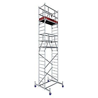 Krause Corda Rollgerüst (Arbeitshöhe: 7 m, Bühnengröße: 1,5 x 0,6 m)