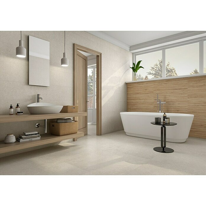 Revestimiento de pared Yafra (30 x 90,2 cm, Arena, Mate, Rectificado) | BAUHAUS
