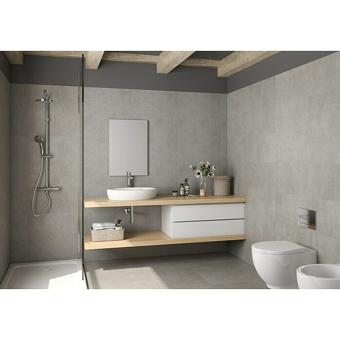 Pavimento porcelánico Logan (60 x 60 cm, Grafito, Mate, Rectificado) | BAUHAUS