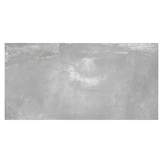 BHS Showroom Pavimento porcelánico Iron Slim - 80 x 160 cm, Gris, Satinado, Rectificado - Baldosa de hormigón gris con texturas y tonos sutiles, ideal para interiores modernos. Duradera y elegante para cualquier espacio.