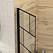 Aurlane Badewannenaufsatz Bricks (B x H: 75 x 125 cm, 1 Stk., Schwarz) | BAUHAUS