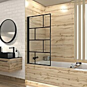 Aurlane Badewannenaufsatz Bricks (B x H: 75 x 125 cm, 1 Stk., Schwarz) | BAUHAUS