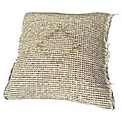 Cojín Yute Rombo (Natural/Blanco, 45 x 45 cm, 50% yute 50% algodón) | BAUHAUS