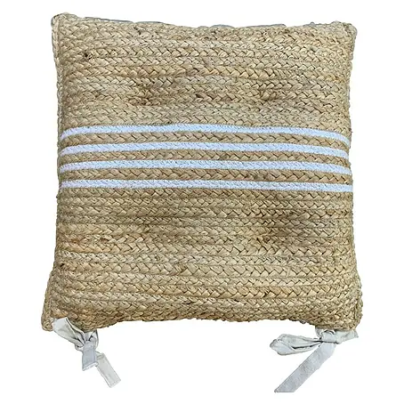 Cojín para silla Yute Rayas