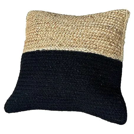 Cojín Yute Bicolor