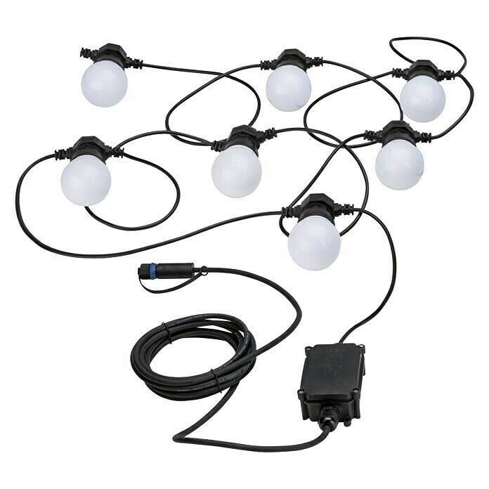 Paulmann Plug & Shine LED-Lichterkette (Außen, 7-flammig, 6,8 m, IP44)