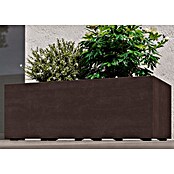 Deroma Millennium Macetero para plantas (Dimensiones externas (L x An x Al): 79 x 39 x 39 cm, Plástico, Antracita) | BAUHAUS
