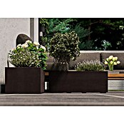 Deroma Millennium Pflanzkasten (Außenmaß (L x B x H): 79 x 39 x 39 cm, Kunststoff, Anthrazit) | BAUHAUS