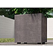Deroma Millennium Pflanzkasten (Außenmaß (L x B x H): 25 x 25 x 25 cm, Kunststoff, Ashgrey) | BAUHAUS