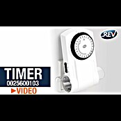 REV Doppel-Zeitschaltuhr (Mechanisch, Weiß, Min. Schaltabstand: 15 min) | BAUHAUS