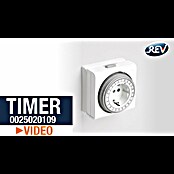 REV Tages-Zeitschaltuhr Kompakt (Mechanisch, 3 680 W, Schaltzeiten: 96, Min. Schaltabstand: 15 min) | BAUHAUS