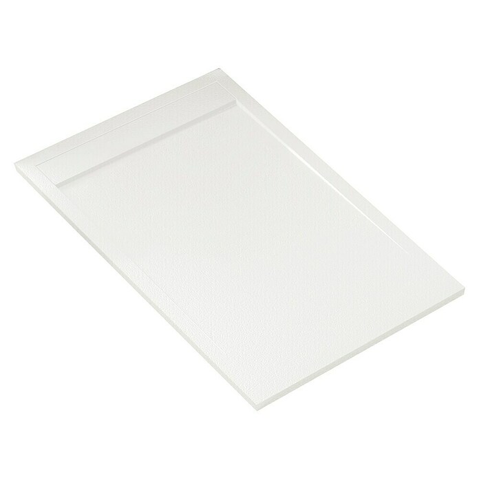 Plato de ducha aligerado Volga (L x An: 90 x 190 cm, Carga mineral, Blanco) | BAUHAUS