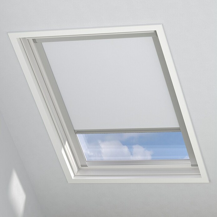 Dachfensterrollo Sky MK08 (Farbe: Weiß, Manuell) | BAUHAUS