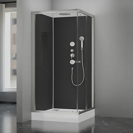 Aurlane  Komplettdusche Black 2 Square