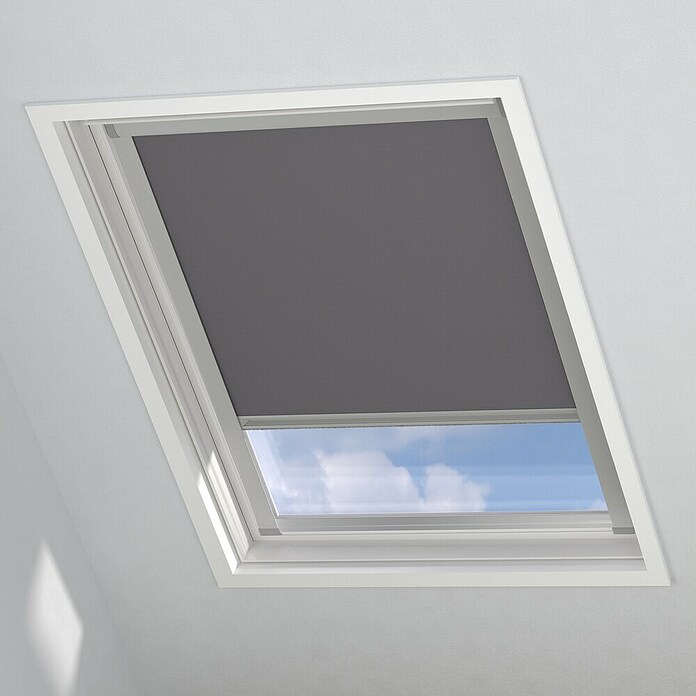 Dachfensterrollo Sky UK08 (Grau, Manuell) | BAUHAUS
