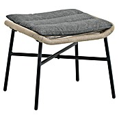 Conjunto de muebles Frida (5 pzs., Acero/Textiline, Antracita/Marrón) | BAUHAUS