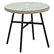 Conjunto de muebles Frida (5 pzs., Acero/Textiline, Antracita/Marrón) | BAUHAUS