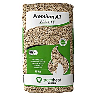 Drveni peleti Greenheat Premium (15 kg, Drvo smreke)