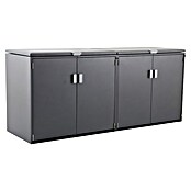 Gardol Mülltonnenbox (268 x 117,5 cm, Stahl, Anthrazit, Geeignet für Anzahl Mülltonnen: 4 Stk.) | BAUHAUS